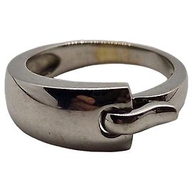 Anel Guy Laroche em ouro branco 18K Prata