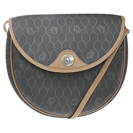 Christian Dior Vintage Honeycomb Canvas Nero