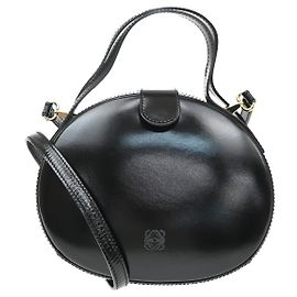 Loewe Anagram Leather Small Nero