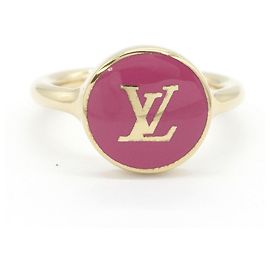 Anello Louis Vuitton LV Confetti Band Rosa D'oro