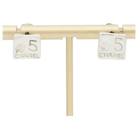 Chanel Sterling Silver 925 Stud Earrings Other