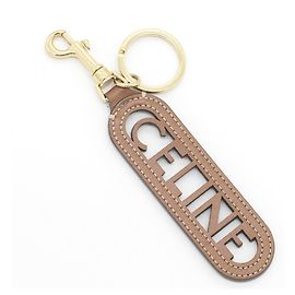 Céline Portachiavi Celine in pelle marrone e oro Marrone D'oro