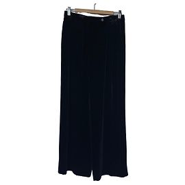 Aspesi Pantalones de terciopelo negro Negro