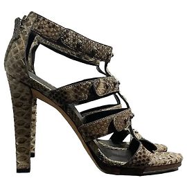 Sandali Gucci beige T.40 Beige