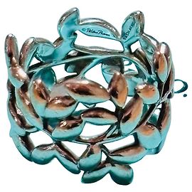 Tiffany & Co. Bague Olive Leaf en Argent Argenté