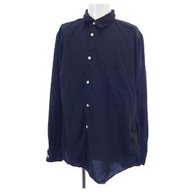 Black Comme des Garcons Cotton Shirt Black