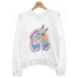Hermès Hermes CHEVALOSCOPE Cotton Sweatshirt White