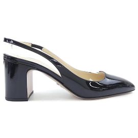 Prada Lederpumps Schwarz