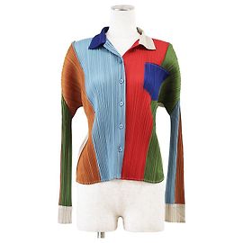 Autre Marque Camicia a maniche lunghe in poliestere PLEATS PLEASE Multicolore