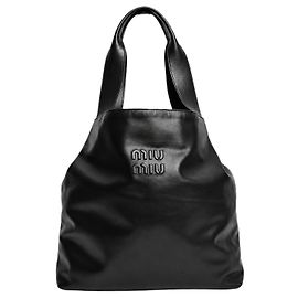 Miu Miu Borsa tote in pelle nera Altro