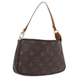 LOUIS VUITTON Monogram Mini Pochette Accessoires Pouch N41667 LV Other