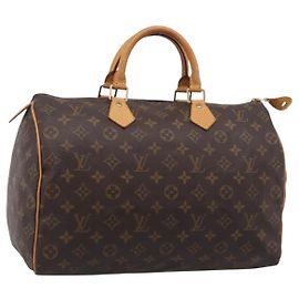 LOUIS VUITTON Monogram Speedy 35 Bolsa de mão M41524 LV Outro