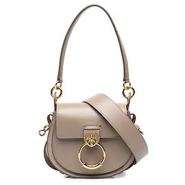 Sac Tess Chloé en cuir marron Small Marron Taupe