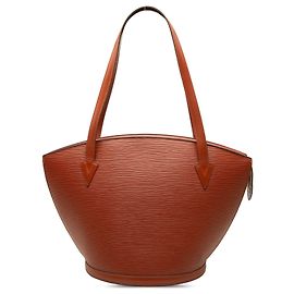 Louis Vuitton Brown Epi Saint Jacques GM Long Strap Marrom