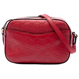 Bolsa Camera Gucci Red Guccissima Vermelho