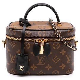 Louis Vuitton Brown Monogram Reverse Vanity PM Marron