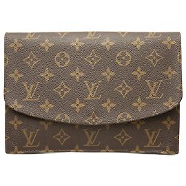 Louis Vuitton Brown Monogram Pochette Rabat 23 Marrone