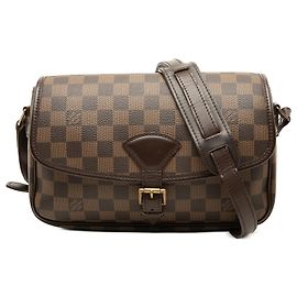 Louis Vuitton Brown Damier Ebene Sologne Marrom