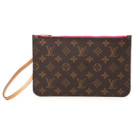 Bolso Louis Vuitton Brown Monogram Neverfull MM Castaño