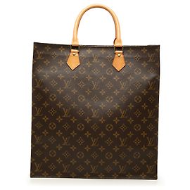 Louis Vuitton Brown Monogram Sac Plat Marrone