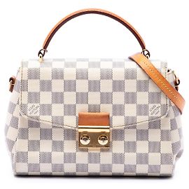 Louis Vuitton White Damier Azur Croisette Branco