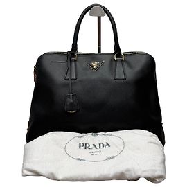 Prada Borsa a mano Saffiano Nero Nero