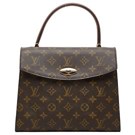 Sac à main Louis Vuitton Malesherbes Monogram Marron