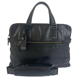 Pasta Tumi BEACON HILL Branch Leather Briefcase Preto