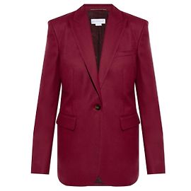 Stella Mc Cartney Stella McCartney Wool Blazer Red Burgundy Red Dark red