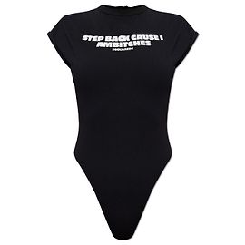 Body en coton imprimé noir Dsquared2 Noir