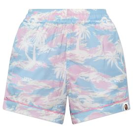 Autre Marque Short de bain A BATHING APE® Bleu clair Bleu Bleu clair