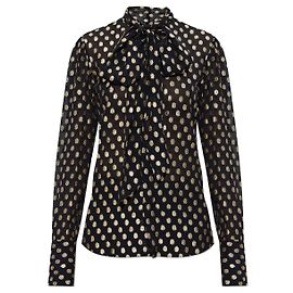 Dsquared2 Camicia con filo Lurex Nero