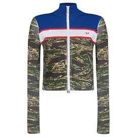 Sudadera Diesel M-CAMUT de punto con camuflaje Multicolor