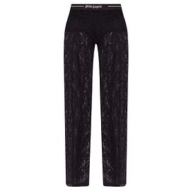 Palm Angels black lace trousers Black