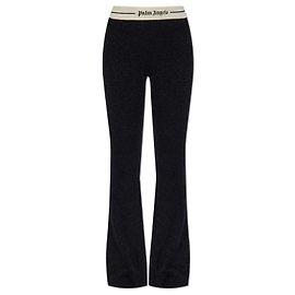 Pantalon côtelé noir Palm Angels Noir