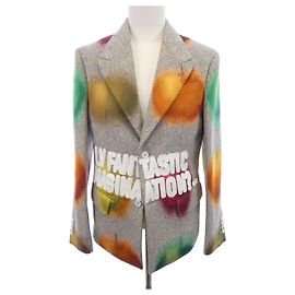 Veste Louis Vuitton Marron Rouge Vert Orange