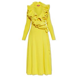 Diesel M-INGELINA Kleid in Gelb Gelb