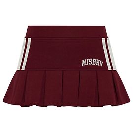Autre Marque Saia Logo MISBHV Borgonha Vermelho Bordeaux