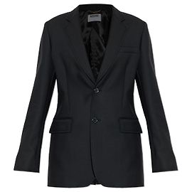 Moschino Blazer realizzato in tessuti combinati Nero