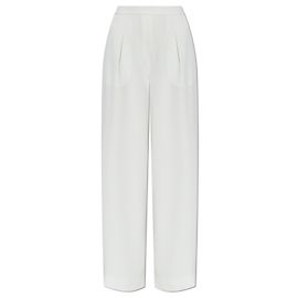 Emporio Armani Geradgeschnittene Hose Weiß