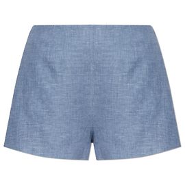 Autre Marque Shorts en lin bleu Thea Posse Bleu