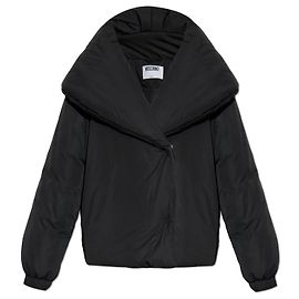 Moschino Veste isolante avec col large Noir