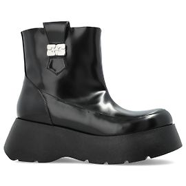 Ganni Kat' ankle boots black Black