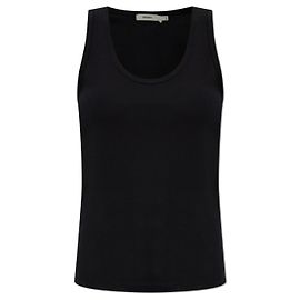 Autre Marque Top sin mangas de algodón negro Pangaia Negro