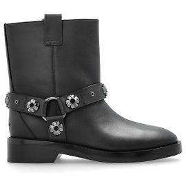 Kate Spade Leather ankle boots with appliqués Black