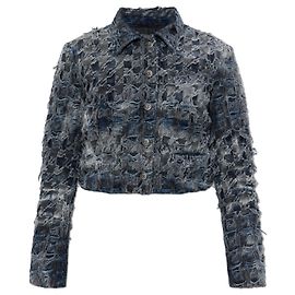 Diesel Giacca in denim `DE-URSY-FSH` Blu Blu navy