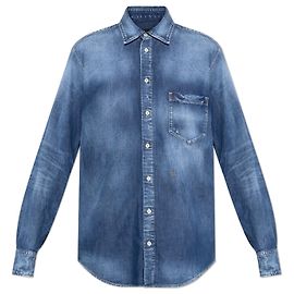 Camisa de denim Dsquared2 azul marino Azul Azul marino