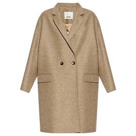 Isabel Marant Efegozi Wollmantel braun beige Braun Beige