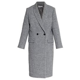 Iro Arianna grey melange wool blend coat Grey