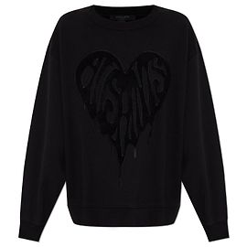 Autre Marque Sudadera AllSaints Trip negra de algodón Negro
